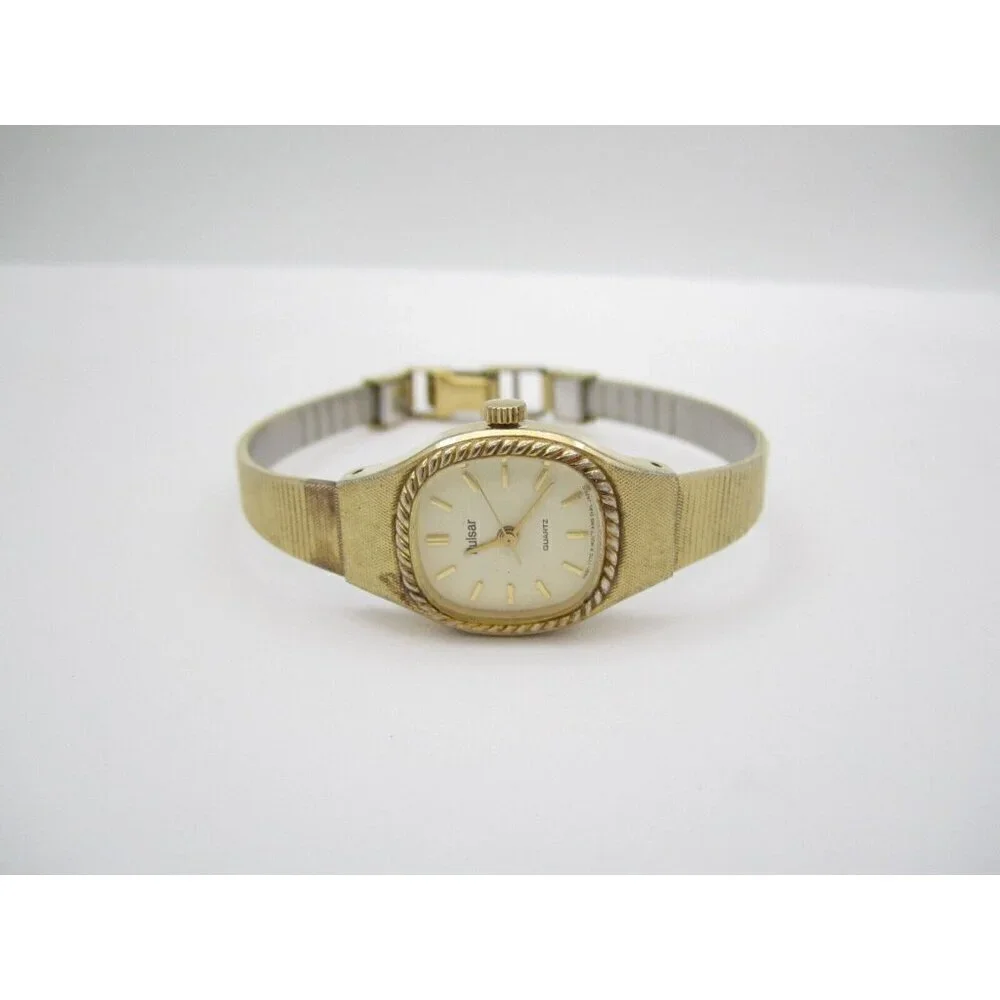 Women Pulsar‎ Quartz WR Analog 19mm Dial Causal Round Watch (G529)